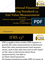 IFRS 13 Fair Value Measurement FCPA Dr. James McFie 2017