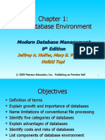 Database Environment