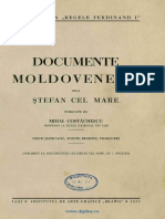 Mihai Costachescu Documente Moldovenesti de La Stefan Cel Mare PDF