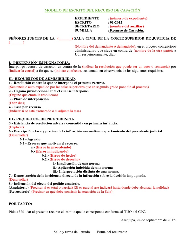modelo-escrito-recurso-de-casaci-n-ley-procesal-ley-constitucional