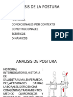 Analisis de La Postura