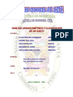 Análisis Granulométrico y Clasificación de Un Suelo