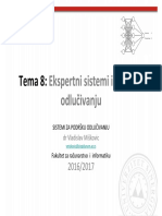 SPO 08 Ekspertni Sistemi i Podrska Odlucivanju