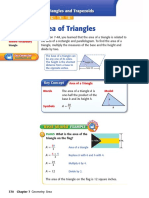 Area of Triangles and Trapezoids