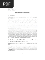 Fixed Point Theorems: Border 1985 Mclennan 2008 2