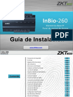 M ZK INBIO Inbio260 - Installation - Guide ZKTECO PDF
