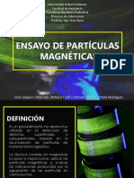 Ensayo de Partículas Magnéticas - PROCESOS DE FABRICACION URU