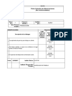 Matriz de No Conformidades