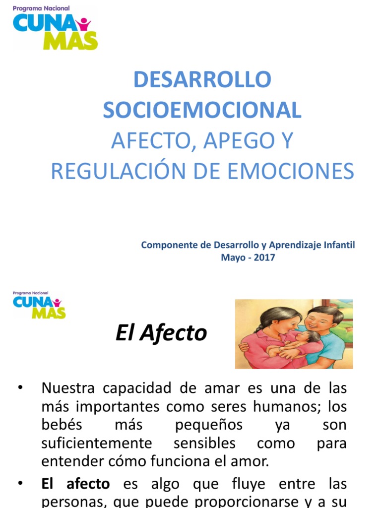 Afecto Apego y Regulación de Emociones | PDF | Teoría de apego | Las ...