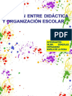 Relación Entre Didáctica y Organización Escolar