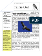August-September 2008 Prairie Owl Newsletter Palouse Audubon Society
