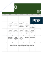 December Calendar