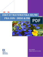 Diktat Matematika Osn SD Bagian Pertama