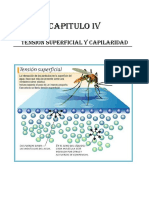 Capitulo IV. Fisica II. Tensión Superficial y Capilaridad