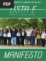 Manifesto Lista E