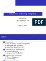 Introduction To Hacking PostgreSQL PDF