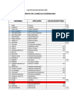 Calificación Final