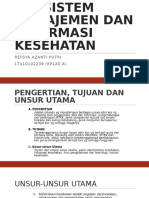 Subsistem Menajemen Dan Informasi Kesehatan