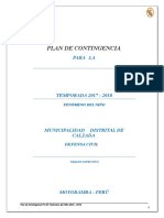 Plan de Contingencia Fenomeno Del Niño 2015-2016 Calzada Terminado