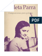 Parra, Violeta. Composiciones Para Guitarra