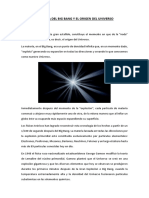 La Teoria Del Big Bang y El Origen Del Universo