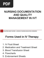 IV Therapy Nursing Documentation Guide | PDF | Intravenous Therapy ...