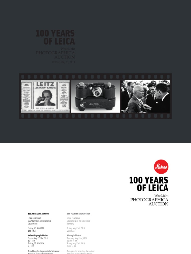 100 Years of Leica PDF | PDF