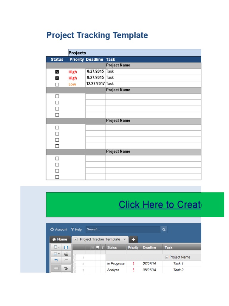 Excel Project Tracker Full | PDF | Business | Computers