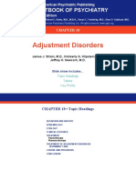 Adjustment Disorders: Textbook of Psychiatry
