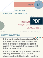 How Much Should A Corporation Borrow?: Principles of Corporate Finance