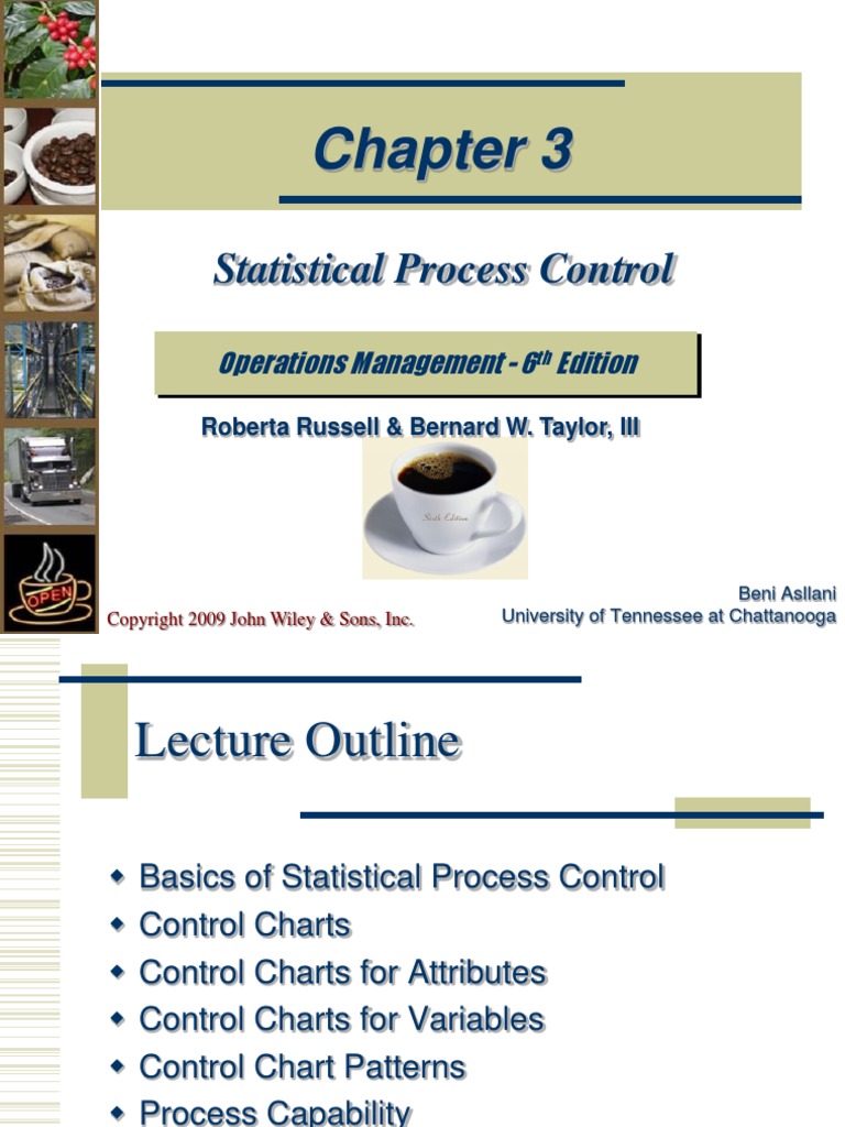 Statistical Process Control: Operations Management - 6 Edition | PDF ...
