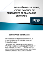 Criterios de diseño y control de rendimiento en plantas de chancado