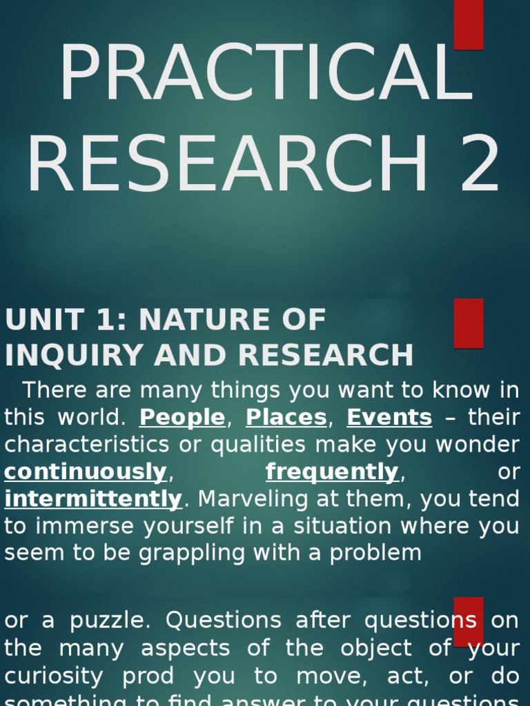 practical research 1 summary