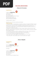 RECEITAS INDUSTRIAIS