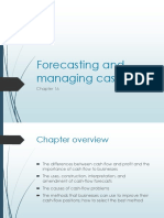 Chapter 16 Forecasting and Managing Cash Flow