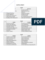 Jadwal Piket