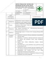 8.6.2.3 Kontrol Peralatan, Testing & Perawatan Secara Rutin Utk Peralatan Klinis Yg Digunakan