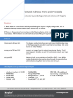 Nagios Ports and Protocols