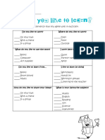 How Do You Like To Learn PDF