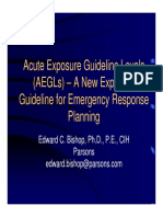 Acute Exposure Guideline Level (AEGL)