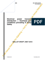 KS 1876-2-2010 Overhead Power Lines For Kenya - Safety PDF