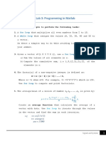 Lab3_Programming in Matlab