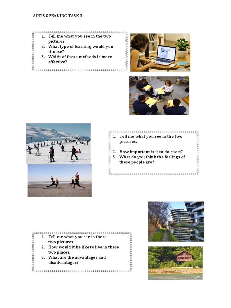 Aptis Speaking Training