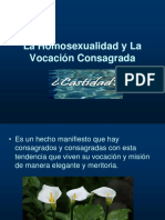 La Homosexualidad y La Vocación Consagrada