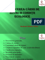 Producerea Cărnii de Iepuri Ecologice