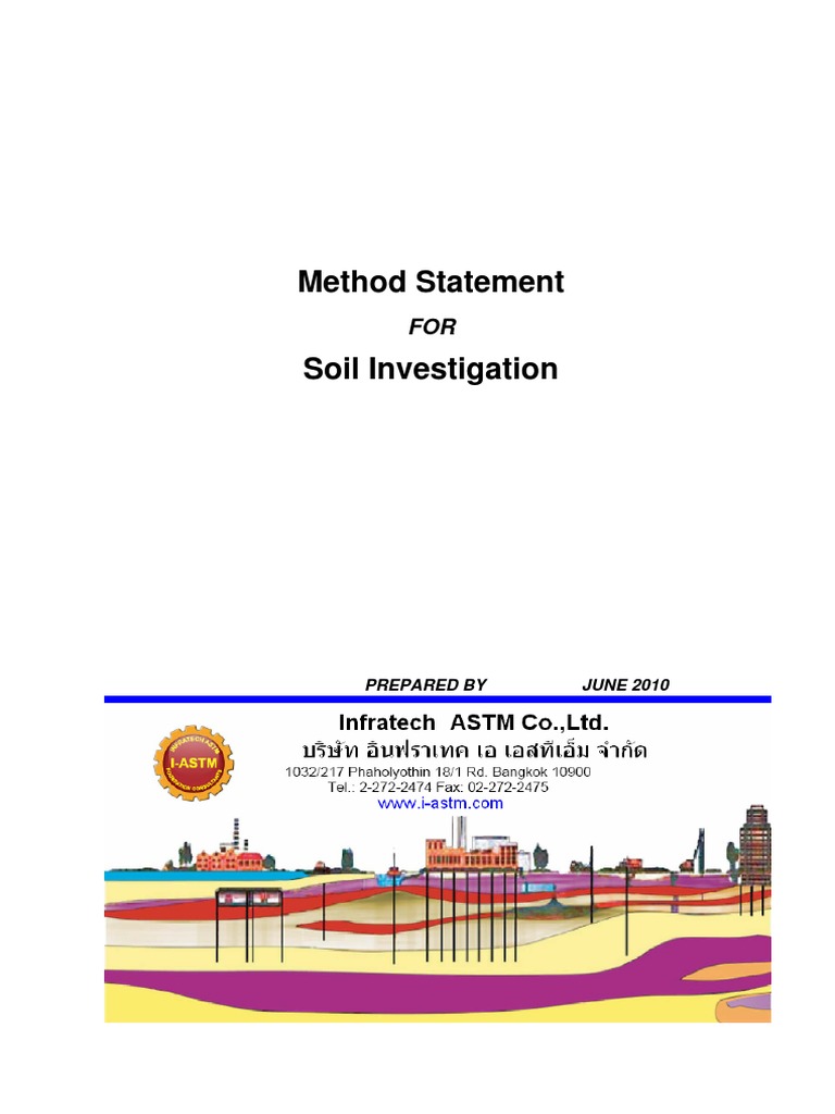 Soil Investigation | PDF | Geotechnical Engineering | Deep Foundation