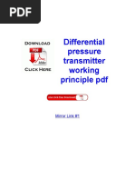 Differential Pressure Transmitter Working Principle PDFJHKLJNKJH