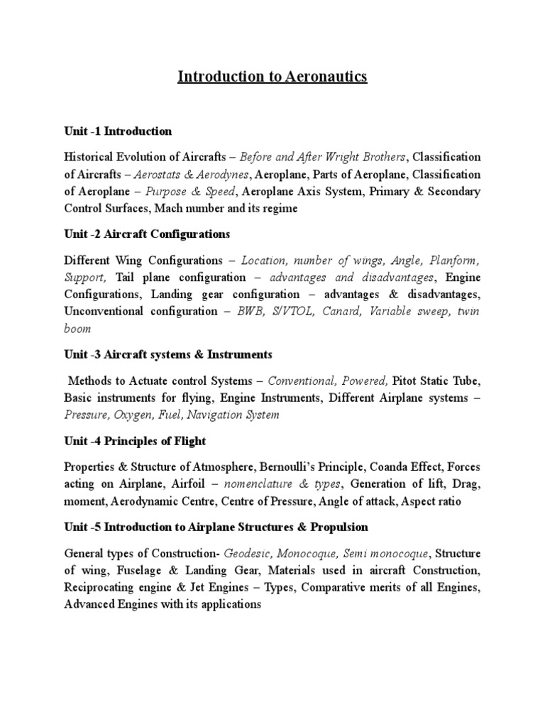 BEGINNERS GUIDE TO AERONAUTICS visual data 4