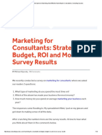 Amount Consultants Spend on Marketing, Most Effective Marketing for Consultants _ Consulting Success