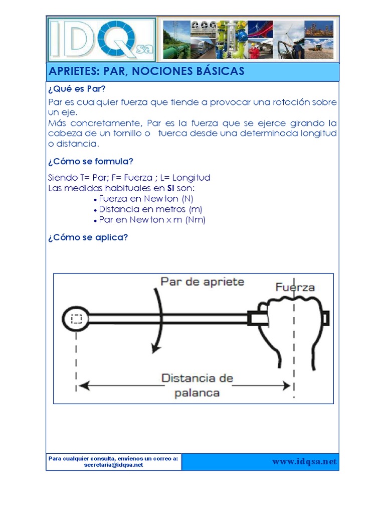 Par de Apriete Torque | PDF